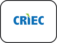 Looking to hire and looking for work: Criec logo on a white square.