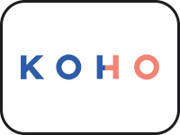 The logo for koho, a Calgary-based company offering job opportunities and actively hiring.